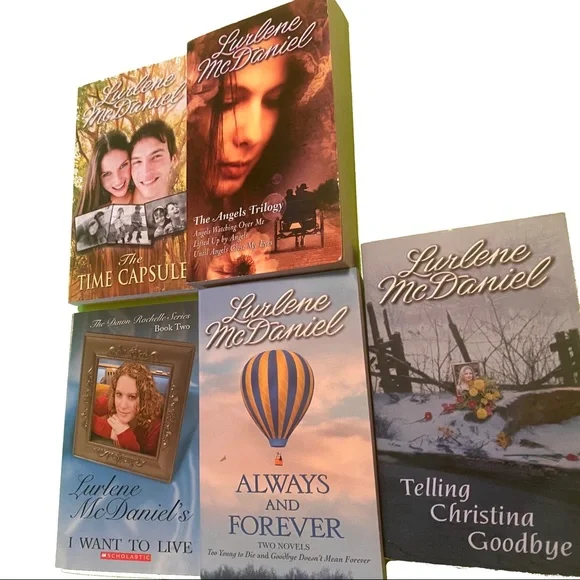 🎉2/30 Set of 5 Romance Grief Books 8 YA Novels Lurlene McDaniel Angels Trilogy - Picture 8 of 8